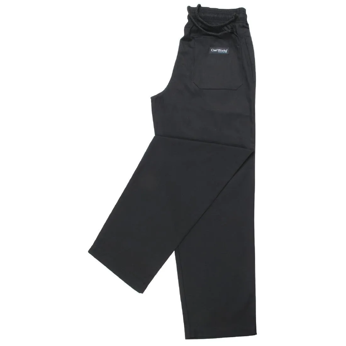 A029-5XL Chef Works Essential Baggy Trousers Black 5XL