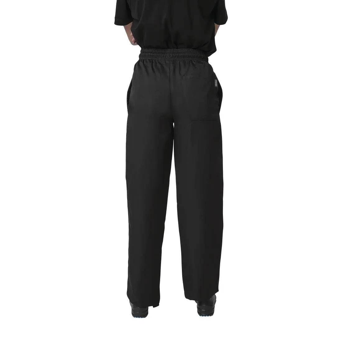 A582-XS Whites Vegas Chef Trousers Polycotton Black XS