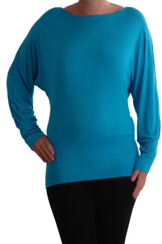 Amelie Long Batwing Sleeve Tops