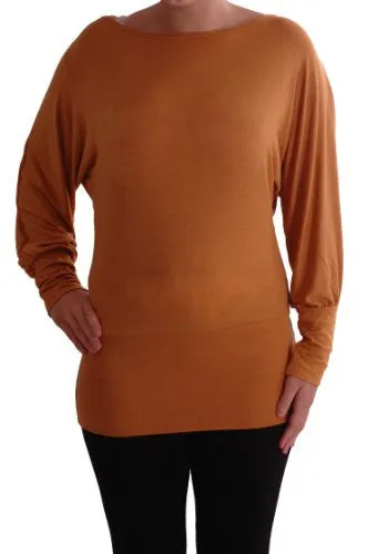 Amelie Long Batwing Sleeve Tops