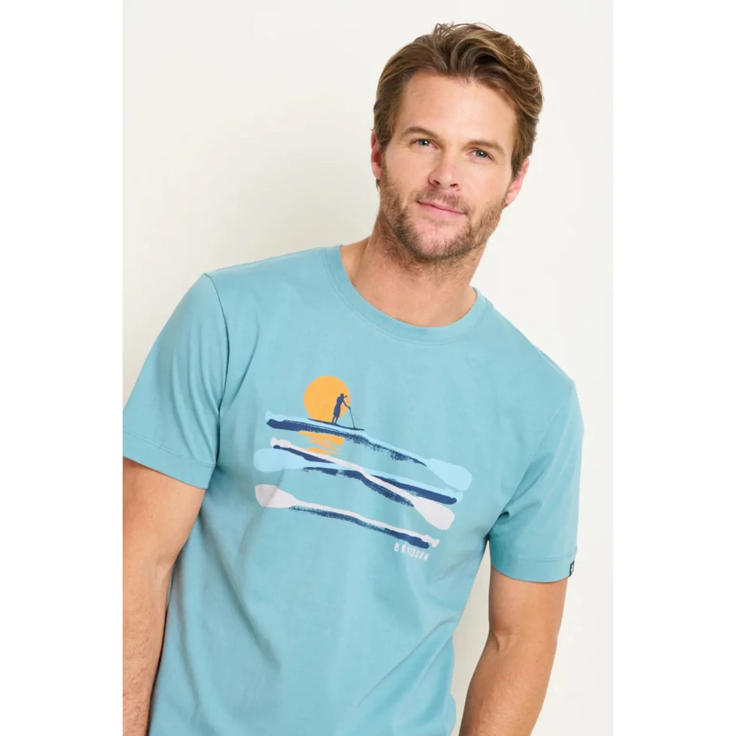 Brakeburn S Light Blue Paddleboard T-Shirt