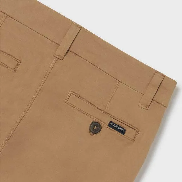 BROWN TWILL TROUSERS FOR BOYS.