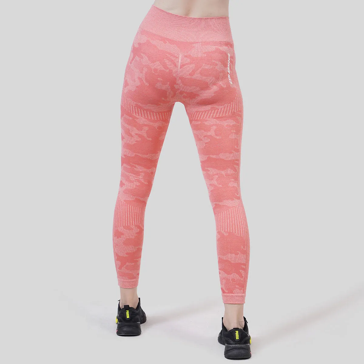 Camo Seamless Leggings (Peach)