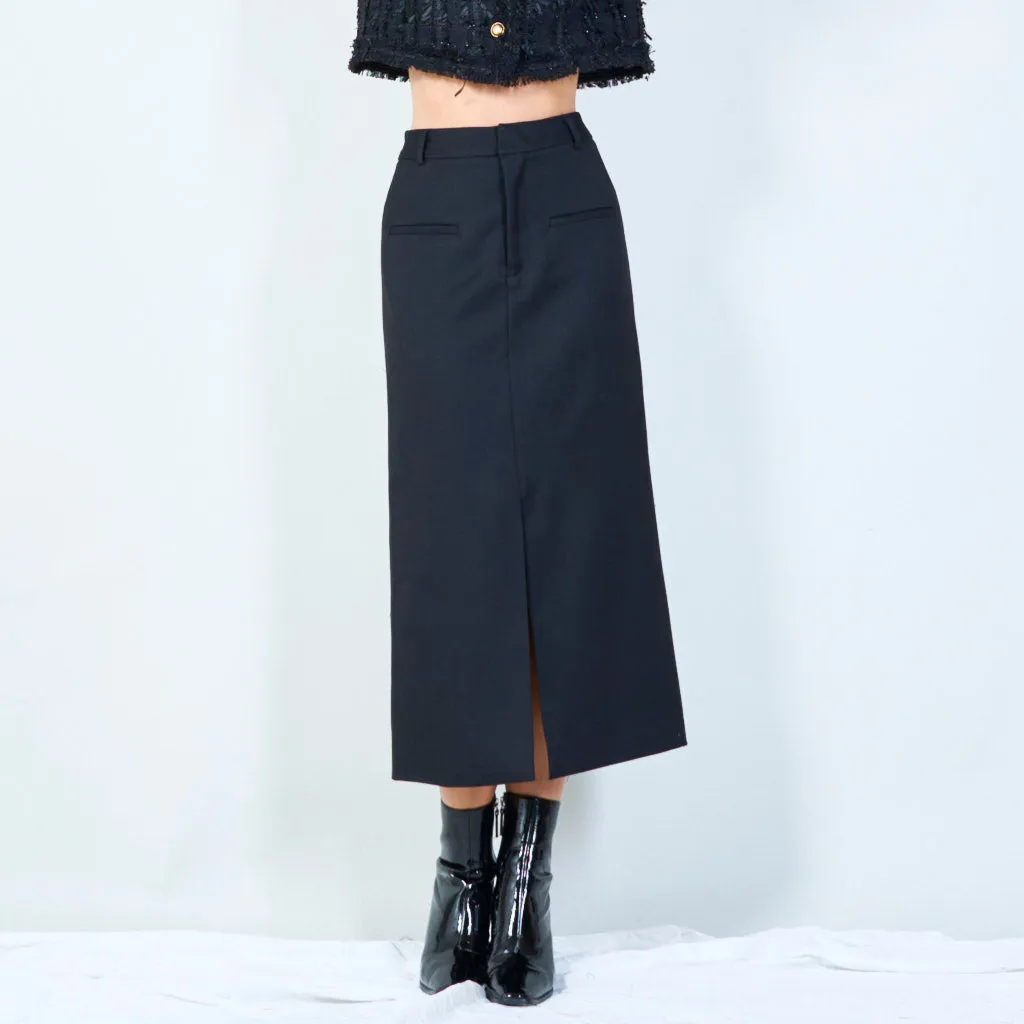 Classic high-waisted pencil skirt wholesale