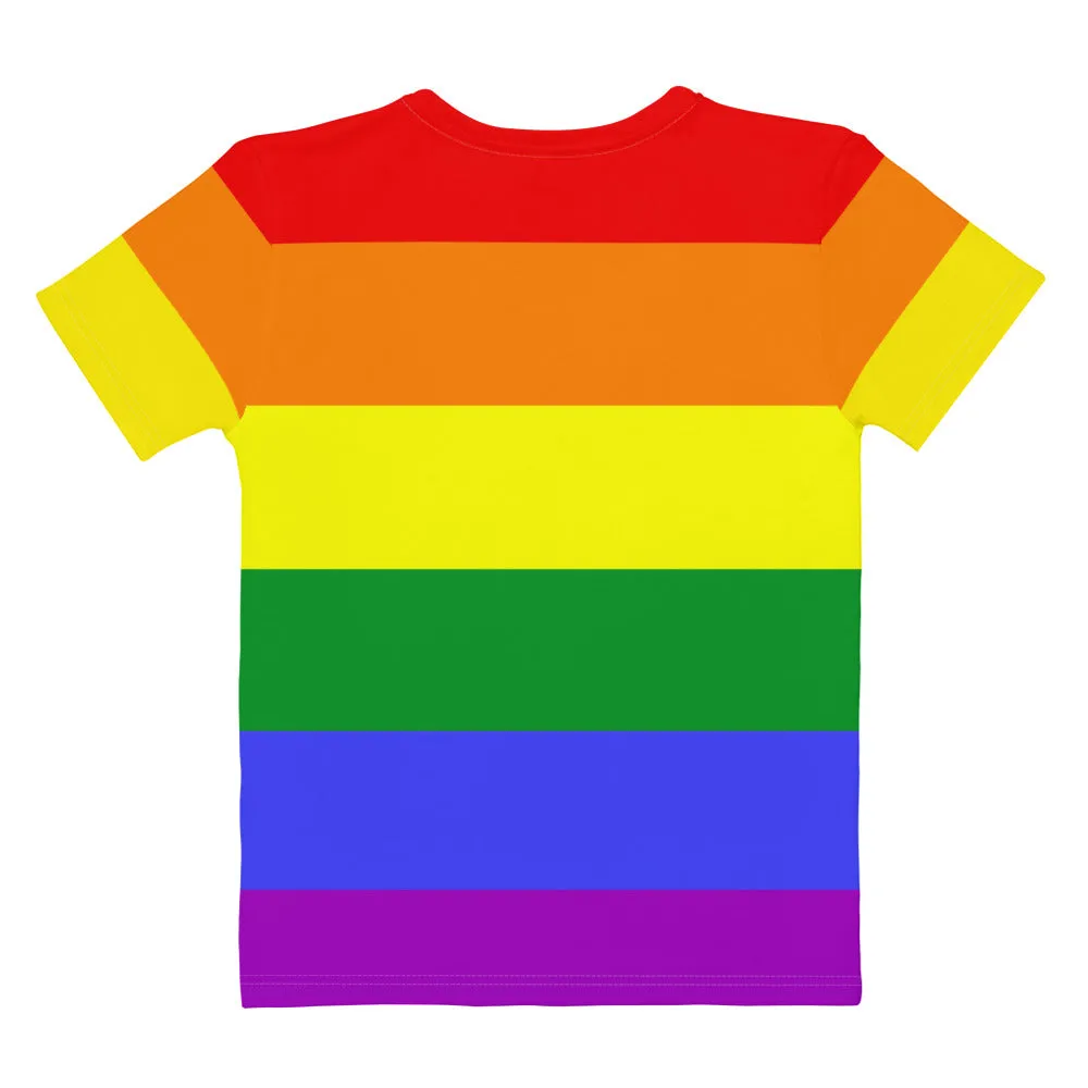 Classic Rainbow Pride Flag Fitted T-shirt