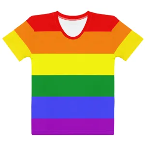 Classic Rainbow Pride Flag Fitted T-shirt