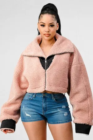 DETACHABLE SHERPA JACKET