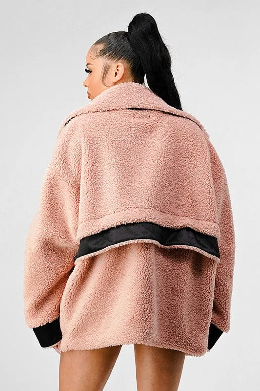 DETACHABLE SHERPA JACKET