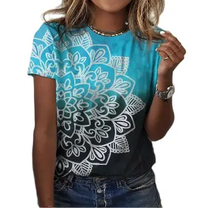 FashionSierra - Flowers Elegant Feminine T-Shirts