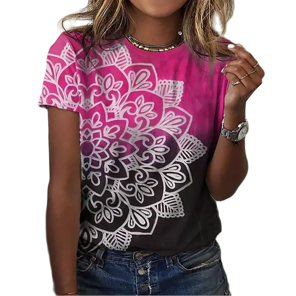 FashionSierra - Flowers Elegant Feminine T-Shirts