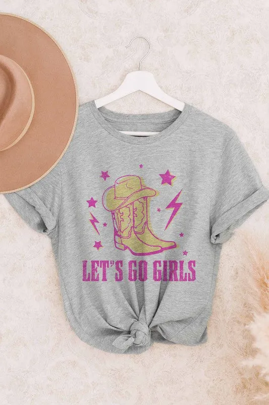 LET'S GO GIRLS WESTERN BOHO GRAPHIC TEE