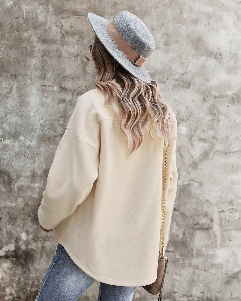 Long Sleeve Cardigan Cashmere Coat