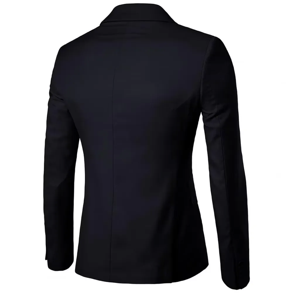 Men's Elegant Slim Fit One-Button Blazer | Ideal for All Seasons