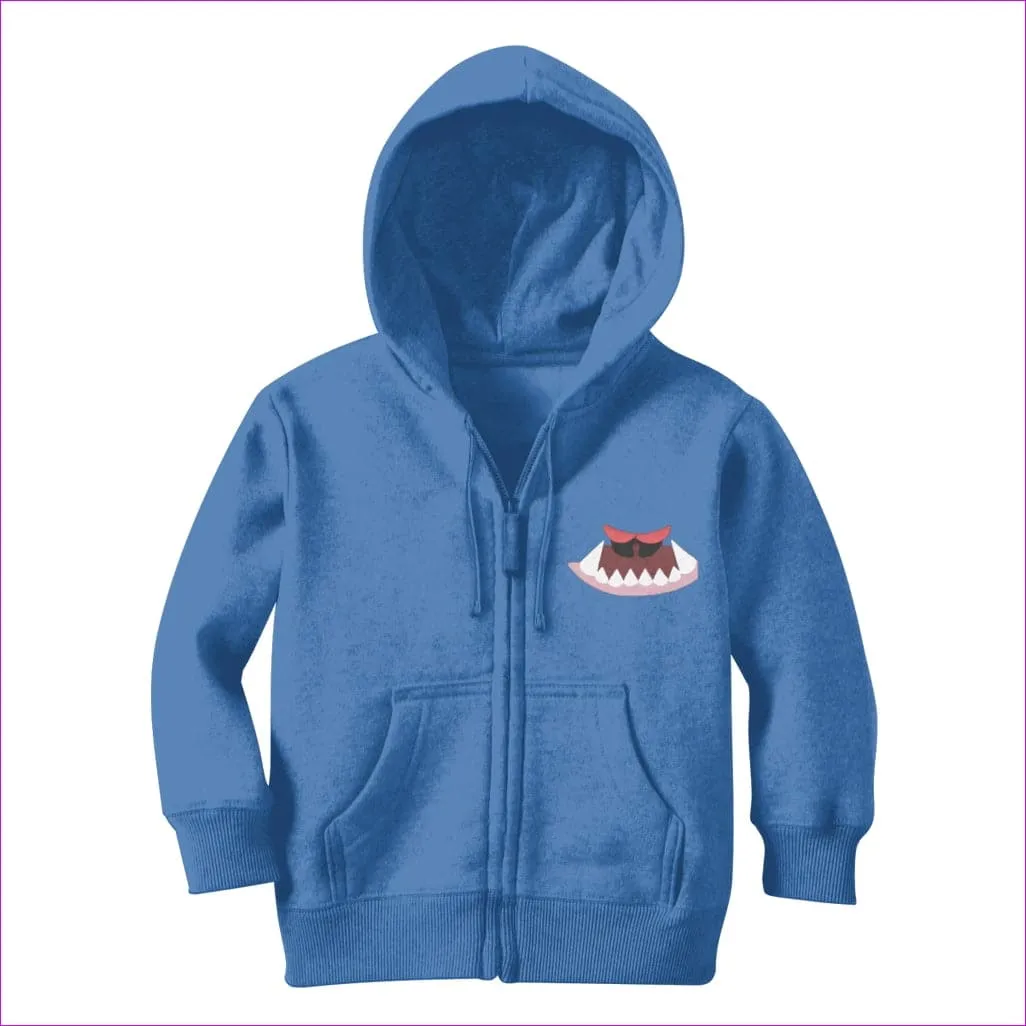 Monster Mouth Monster Kids Classic Zip Hoodie