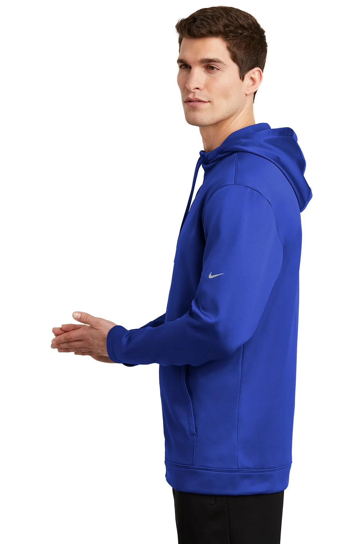 Nike ThermaFIT Customized Zip Hoodies, Game Royal