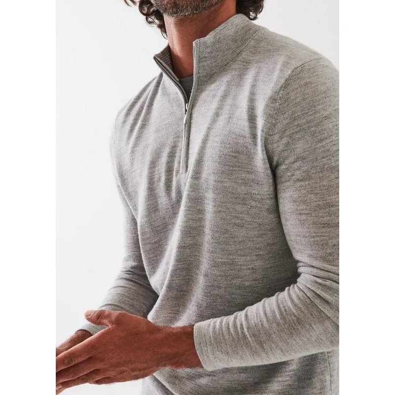 Patrick Assaraf | Extra-Fine Merino Qtr Zip (5 Colors)