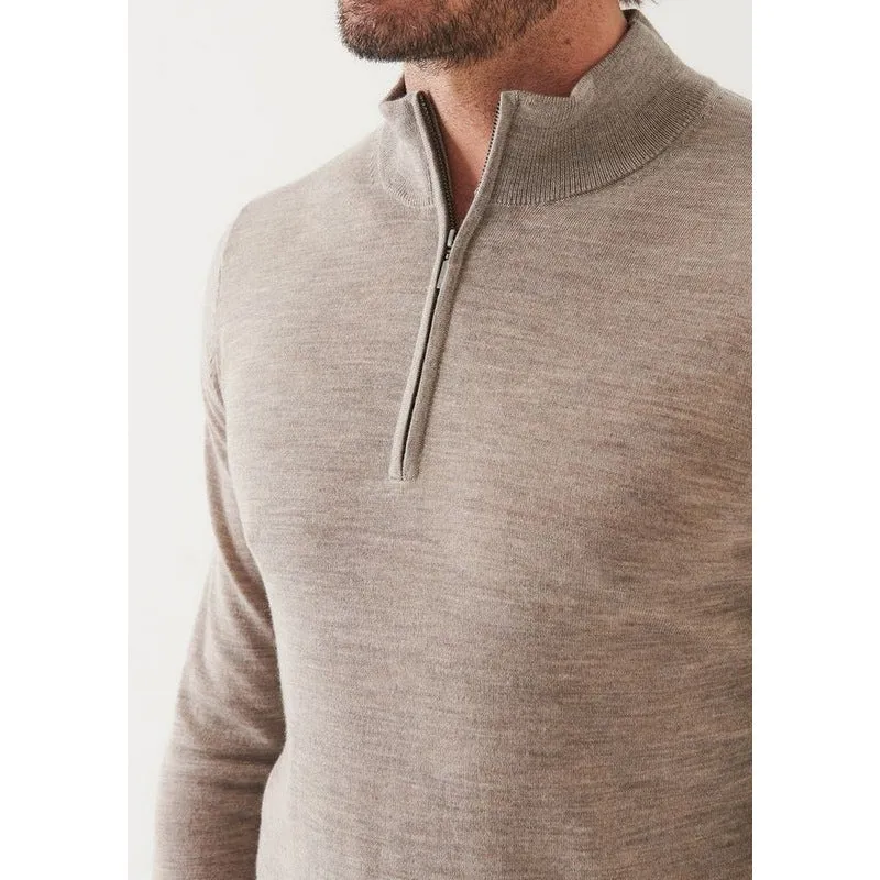 Patrick Assaraf | Extra-Fine Merino Qtr Zip (5 Colors)