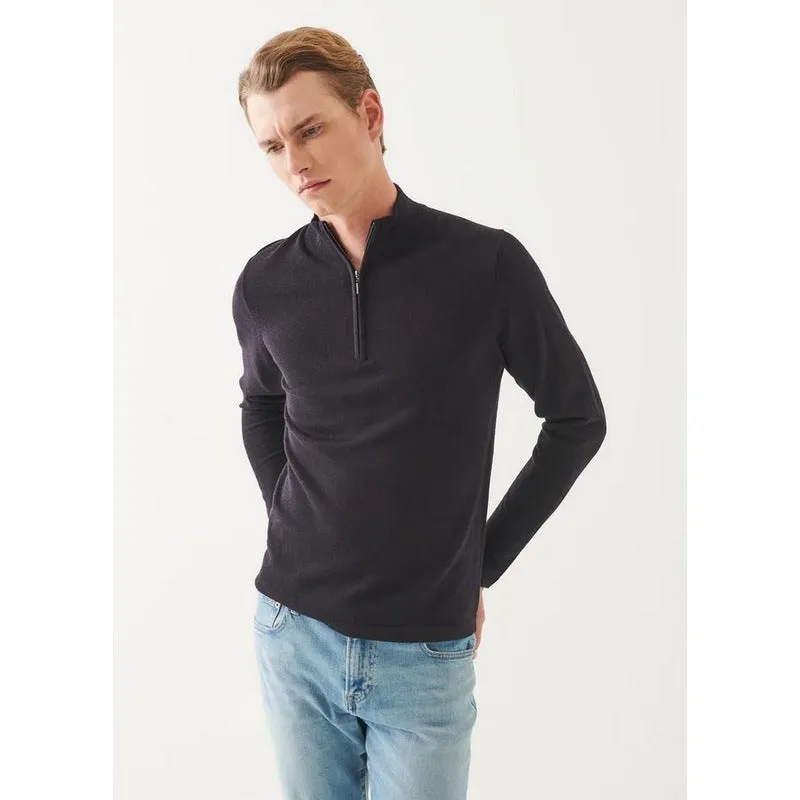 Patrick Assaraf | Extra-Fine Merino Qtr Zip (5 Colors)