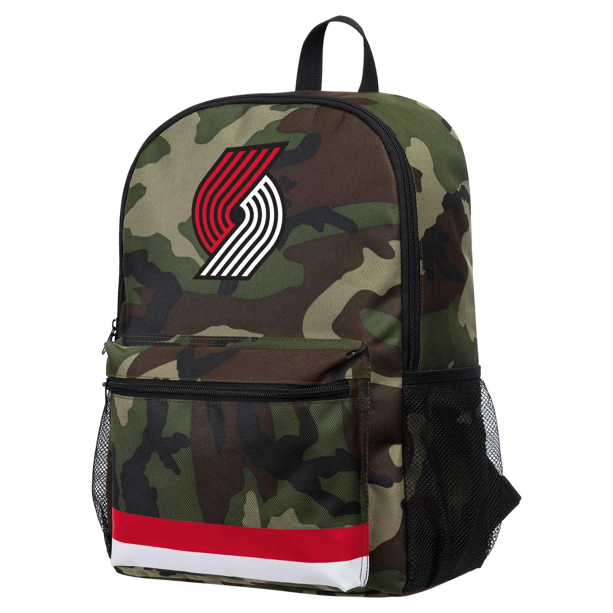 Portland Trail Blazers Camouflage Stripe Backpack