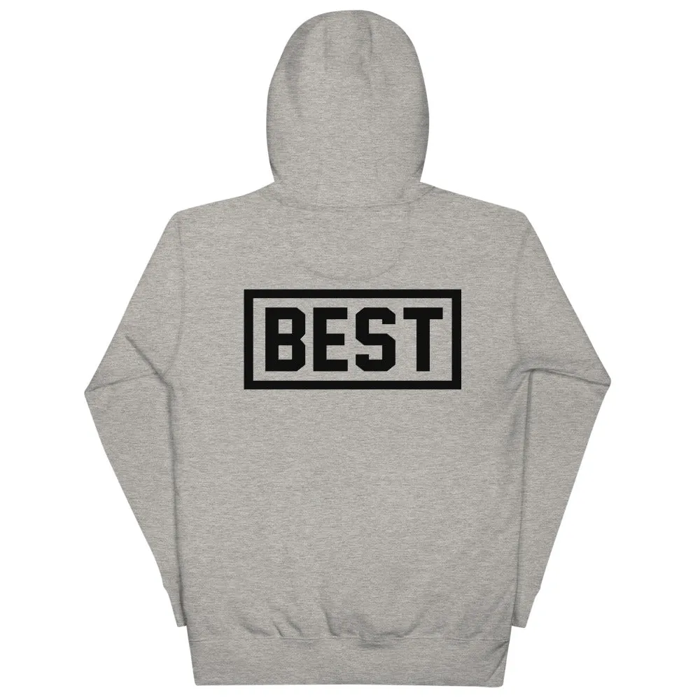 PRODUCT OF THE BAY BEST ON BACK GRAY Hoodie