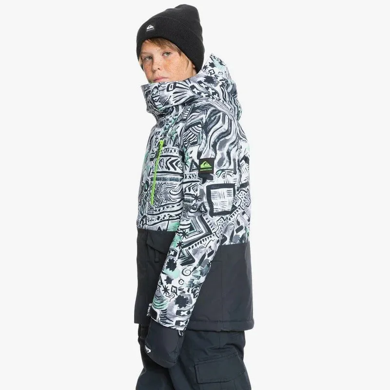 Quiksilver Mission Youth Printed Snow Jacket