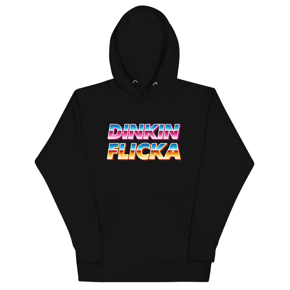 Retro Dinkin Flicka Unisex Hoodie