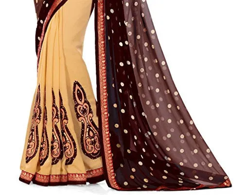 Sourbh Georgette Saree(192A_Beige)