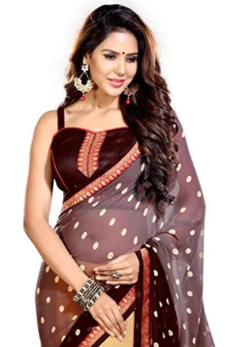 Sourbh Georgette Saree(192A_Beige)