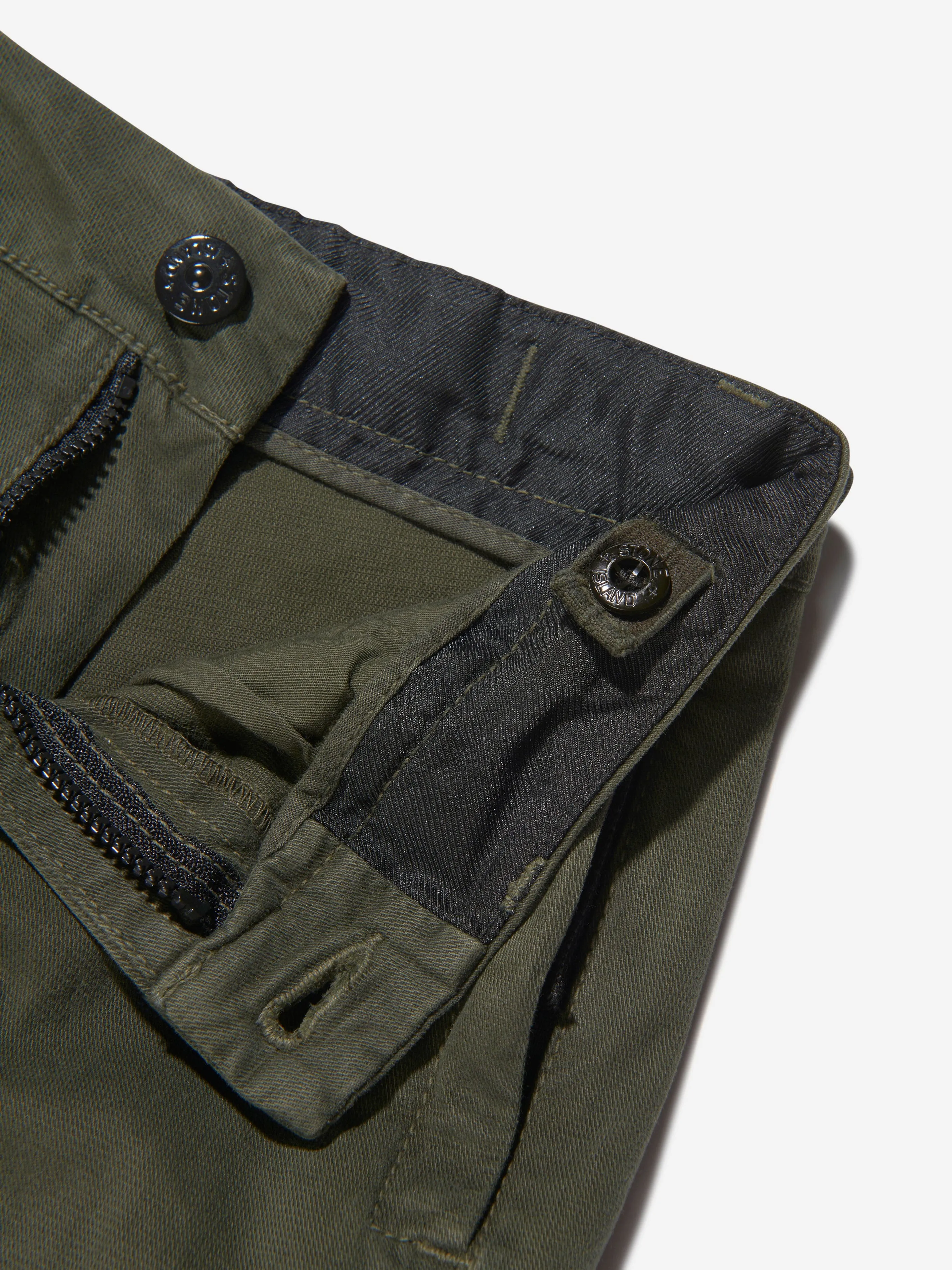 Stone Island Junior Boys Logo Cargo Trousers