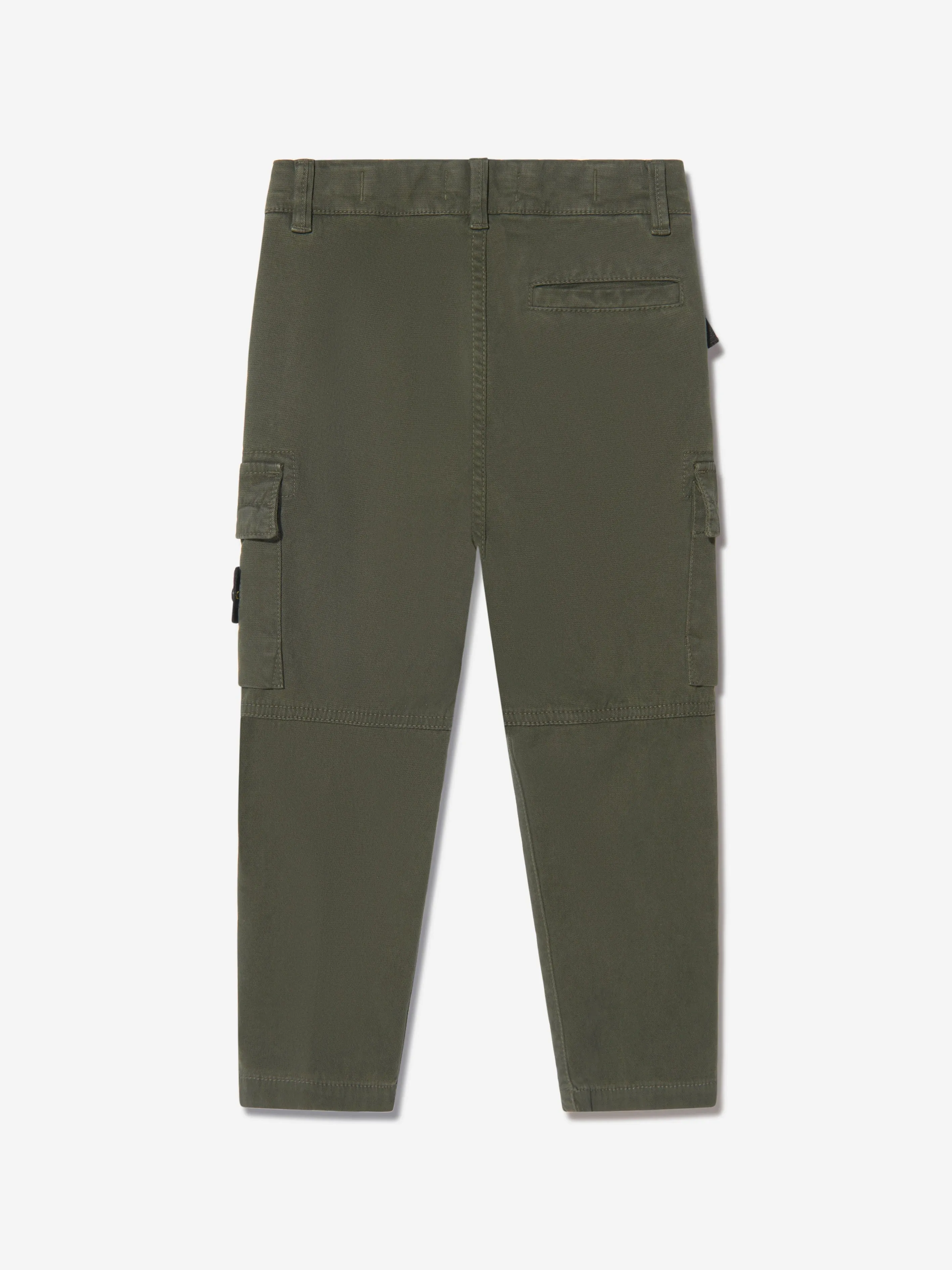 Stone Island Junior Boys Logo Cargo Trousers