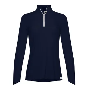 Sun Protector Half Zip Tunic - Midnight Navy