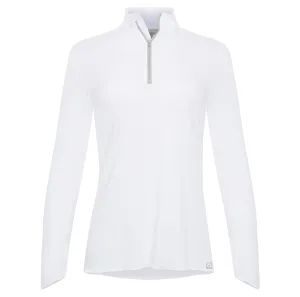 Sun Protector Half Zip Tunic - White