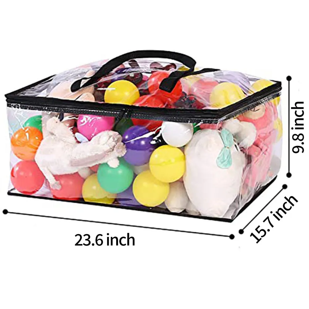 Transparent Clothing Storage Bag (23.6'' x 15.7'' x 9.8'')