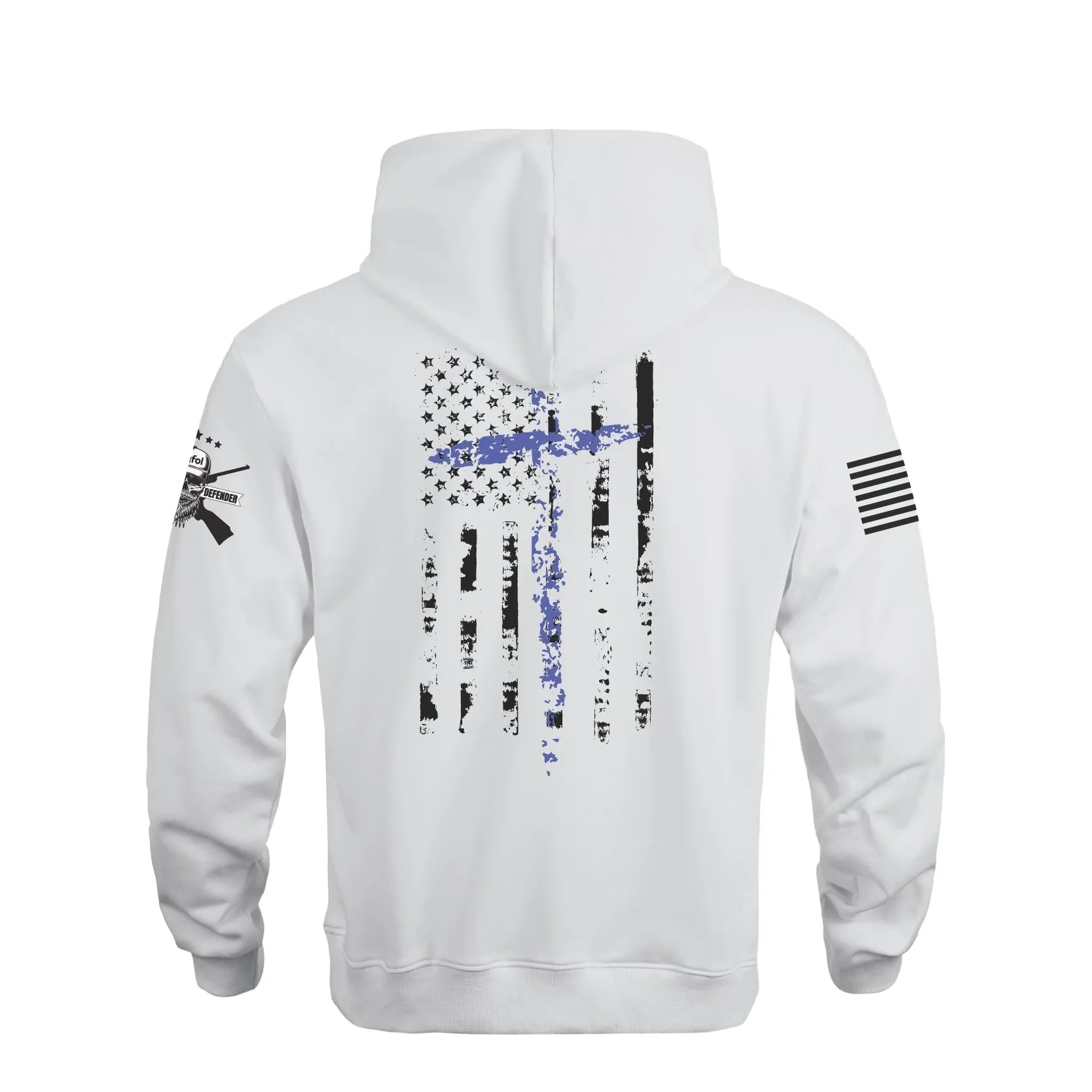 USA FLAG  COTTON GRAPHIC POCKET HOODIE