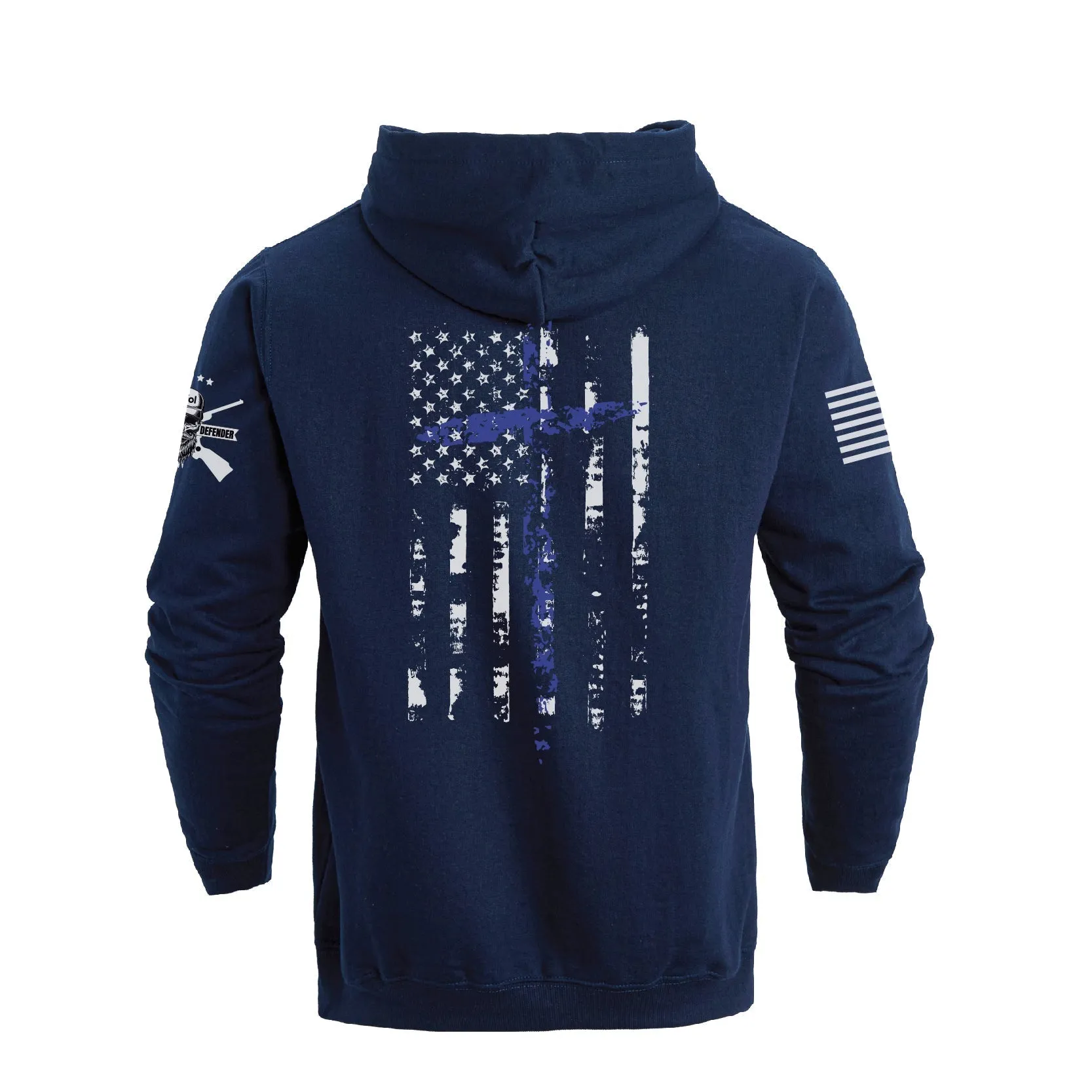 USA FLAG  COTTON GRAPHIC POCKET HOODIE