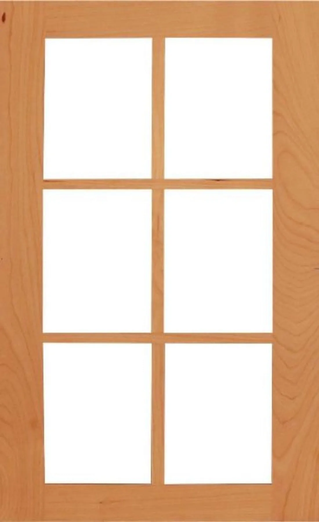 Wilmington Shaker Mullion Custom Cabinet Doors - 6 lite