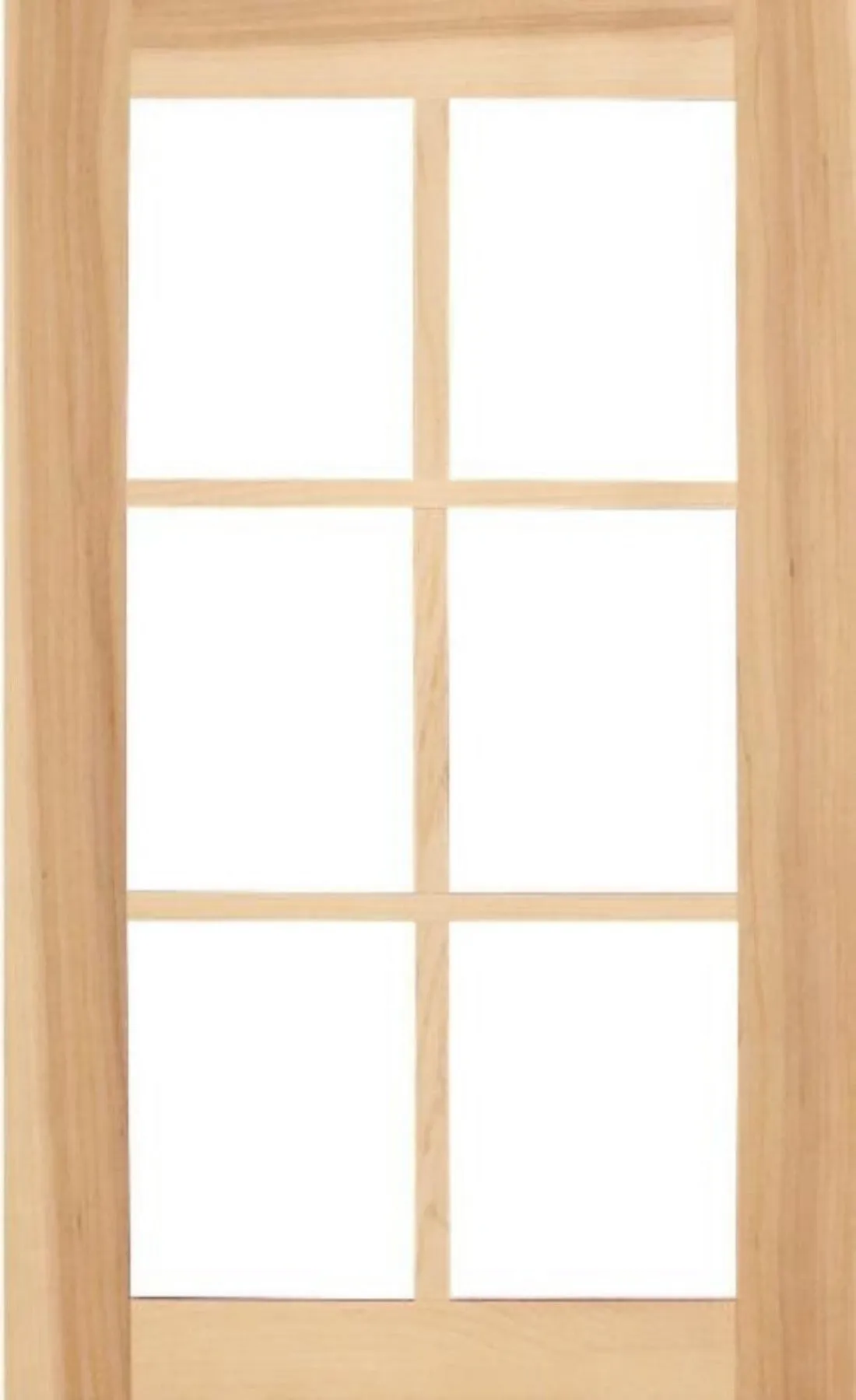 Wilmington Shaker Mullion Custom Cabinet Doors - 6 lite