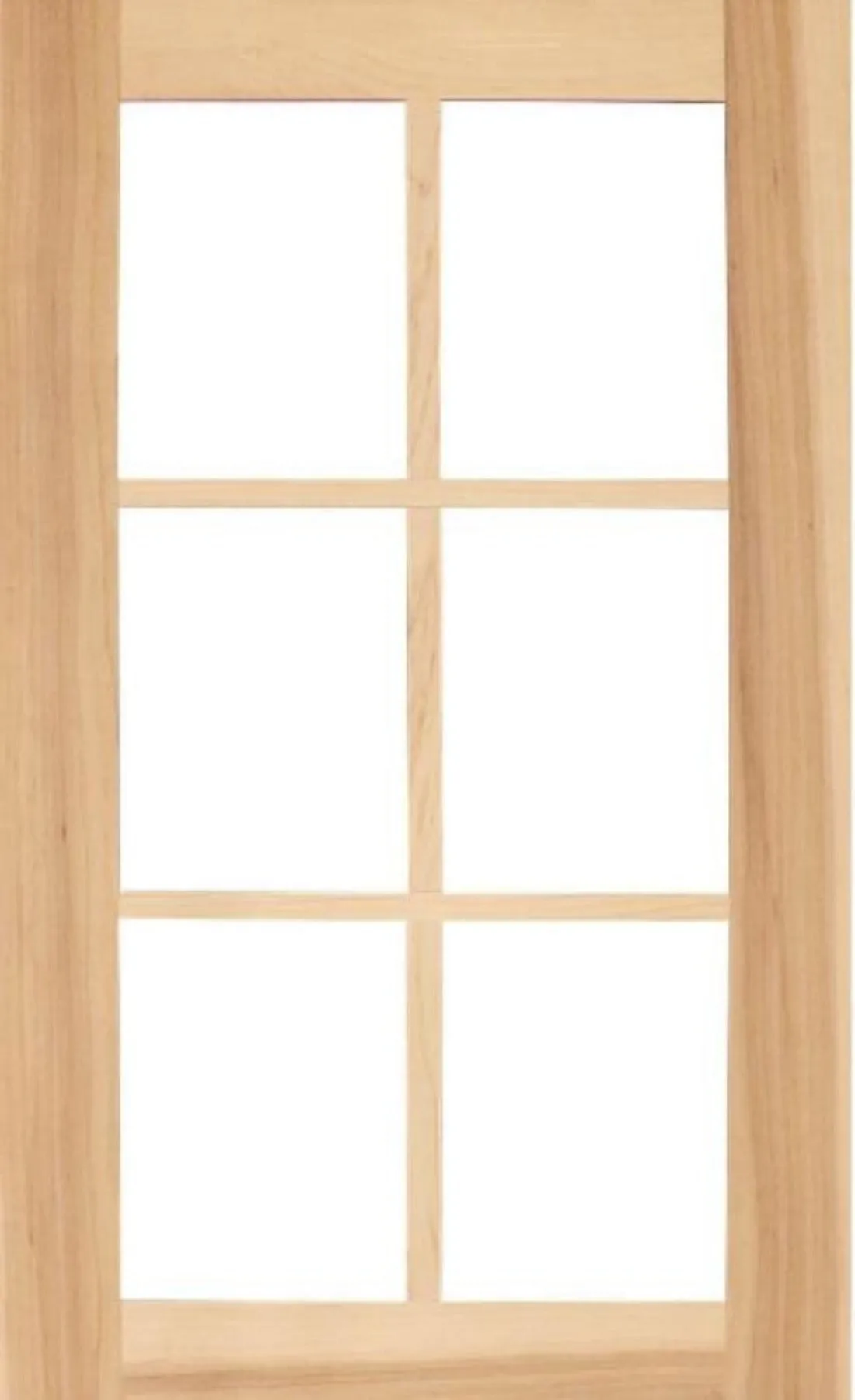 Wilmington Shaker Mullion Custom Cabinet Doors - 6 lite